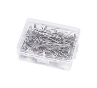 HAWILLOSCH 100pièces Épingles t Pour Perruque Acier Inoxydable De Ensemble Avec Boîte Plastique Pour Couture Et Blocage