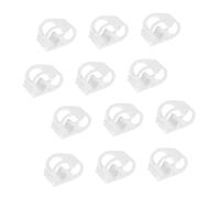 HAWILLOSCH 12 pièces Pince à Tuyau Silicone de Clips de Régulation de Débit pour Siphon Du Flux Eau Clamps Compacts pour Tubes de Perfusion et Tuyaux Arrosage
