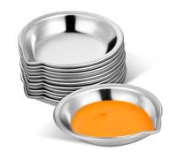 HAWILLOSCH 18pièces Palette De De Peinture Petite Palette Ronde avec Bec pour Aquarelle Et Gouache pour Artistes Et