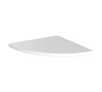 HAWILLOSCH 1Pc Triangle Ventilateur Étagère Armoire Organisateur Support Coin Étagère Flottante Unité De Toilette Éponge Parfum Adhésif Barre Porte-Pub Accessoires Shampoing Poteau Cuisine