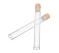 HAWILLOSCH 2 pièces Bouteilles de Collection pour Poils Animaux Flacons Transparants pour Souvenirs de Moustaches de Chat et Poils de Chien Rangement Compact pour Mémorial