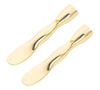 HAWILLOSCH 2 Pièces de crème pour les yeux debout de massage des yeux à usage quotidien Outil de massage des yeux massage yeux eye care masseur oculaire portatif Golden