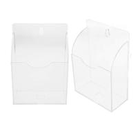 HAWILLOSCH 2 pièces Support pour Cuillère à Glace Acrylique Transparent Organiseur de Rangement pour Cuillère de Machine à Glaçons Multi-usage pour Ustensiles de Cuisine et Facile à Nettoyer