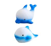 HAWILLOSCH 2pièces Miniature Whale and Dolphin Figurines Décoration Résine pour Aquarium Ornements Marins pour Création De Paysages Aquatiques Réalistes