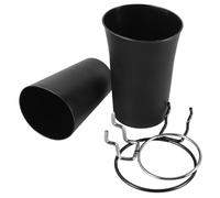 HAWILLOSCH 2pièces Porte-stylos Multi-usage Panneau Perforé Organisateur Pratique Pour Outils Et Matériel Tasse De Rangement Avec Support Mural