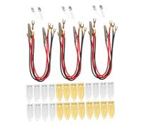 HAWILLOSCH 3 Ensembles Kit d'Expérience Éducative Batterie de Fruits avec Horloge Électronique et Ampoules LED DIY pour Garçons et Filles Projet Scolaire Enseignement à Domicile STEM