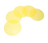 HAWILLOSCH 5 Pièces Film de Correction de Lumière Transparent Autocollant Filtres Colorés Anti-éblouissement pour LED et Spots Diffuseuses Haute Transparence pour Ambiance Intérieure