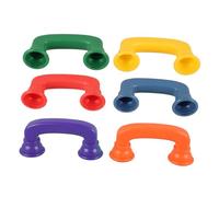 HAWILLOSCH 6 pièces Téléphones Chuchoteurs Plastiques pour Garçon Fille Couleurs Vives Jouets Auditifs Robustes et Lavables pour Thérapie Parole et Apprentissage Interactif