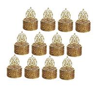 HAWILLOSCH Boîtes À En Plastique 12 Pièces Deux Boîtes À Bonbons Fantaisie Dorées