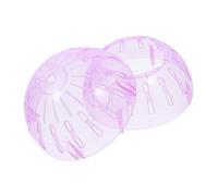 HAWILLOSCH Boules De Course pour Hamster Nain 10 Cm, Balle d'exercice en Plastique Sécurisée, Compacte Et Légère, pour Petits Espaces, Jouet De Divertissement Et Bien-Hamsters