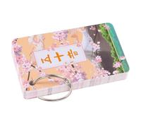 HAWILLOSCH Cartes Japonaises Débutants Apprentissage Ludique Set Jeu Éducatif Hiragana Katakana Basique Visuel Clair Et Matériel Léger Pratique Et Portable pour Garçon Fille