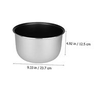 HAWILLOSCH Cuve Intérieure Antiadhésive pour Cuiseur à Riz Multifonction Accessoire de Cuisson Électrique Capacité pour Riz Soupe et Gâteau Adaptée Maison et Restauration