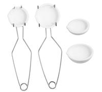 HAWILLOSCH Ensemble De Creusets De Bijouterie Pour La Fusion Des Métaux 5 Tailles De Creusets Bols Pinces Kit De Creusets De Bijoutier Pour La Coulée De Bijoux