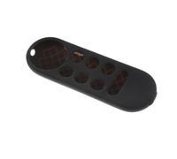 HAWILLOSCH Housse Silicone Télécommande Compatible Clé TV Protection Antidérapante Coque Souple Noire Confortable et Résistante Aux Rayures