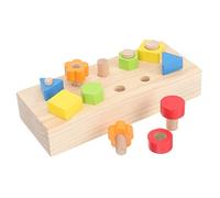 HAWILLOSCH Jeu Éducatif en pour Enfants Ensemble De Jouets Coloré à Visser Et Dévisser Puzzle De Reconnaissance des Couleurs Et des Formes d'apprentissage Précoce pour Enfants