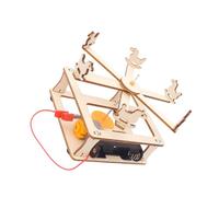 HAWILLOSCH Manège Bois à Monter Soi-même Jouet Intelligence pour Garçon Fille Kit Expérimentation