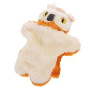 HAWILLOSCH Marionnette Main Hibou Peluche Douce Simulation Animal Interactif pour Garçon Fille Conte et Jeu Educatif