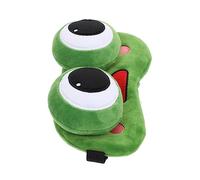 HAWILLOSCH Masque De Sommeil Yeux De Dessin Animé Gelée Unique, Cache-œil Mignon Vert Grenouille, Masque Yeux Relaxant Et Occultant, Sieste, Contemplation Et Voyage