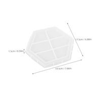 HAWILLOSCH Moule Silicone Hexagonal Tangram DIY pour Résine Époxy Jeu de Puzzle Créatif Décoration Maison et Création Bijoux Facile à Nettoyer et Réutilisable