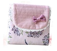 HAWILLOSCH Petit Portefeuille pour Les Filles en Filet De Rangement à Fermeture Éclair De Protection Menstruelle Pochette De Rangement pour Serviettes Hygiéniques Rose
