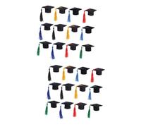 HAWILLOSCH Pièces Mini Chapeau de Docteur Chapeaux Melon Bouteille de de Graduation Mini-vin Accessoires Photo Graduation Cap Bonbons carafer Un vin Mini Casquette de Graduation