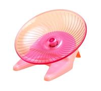 HAWILLOSCH Roulette Silencieuse pour Hamster avec Support Durable Roue Dexercice Intérieure pour Petits Animaux comme Gerbilles et Souris Design Soucoupe Ludique pour Activité Nocturne sans