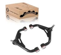 HAWK BROTHER Bras de commande avant supérieurs de 5,1 à 10,2 cm compatibles avec Chevrolet Silverado GMC Sierra 2500 3500HD 2001-2010 Bras de commande avant réglables fabriqués en acier tubulaire