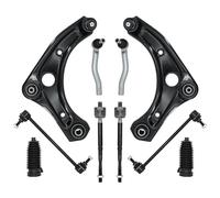 HAWK BROTHER Lot de 10 bras de commande inférieurs de suspension avant avec joint à rotule pour Nissan Versa 2013-2019 (2012 1.6 S, 1.6 SL, 1.6 SV) 2014-2019 Versa Note 2015-2019 Micra