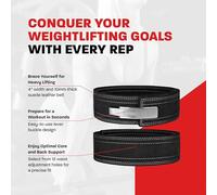 Hawk Sports Ceinture d'haltérophilie en cuir véritable pour homme et femme, 10 mm x 10,2 cm pour la musculation, parfaite pour le soulevé de terre, l'haltérophilie et les squats - Taille M -