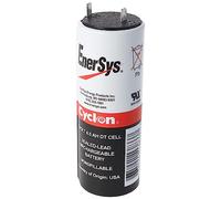Hawker Cyclon 0860-0004 Batterie Pb4,5-2 Faston 2 V 4,5 Ah Contacts de raccordement Longueur 96 mm Diamètre 34,3 mm