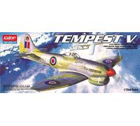 Hawker Tempest V Fighter 1:72 Plastique Model Kit Academy