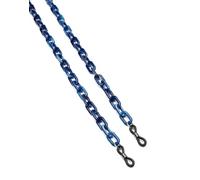 HAWKERS Chaîne à lunettes Cordon à mailles fines pour lunettes - Têtes en caoutchouc réglables - Différentes couleurs (Lot de 2)