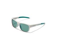 Lunettes Hawkers Grip blanc avec verres à effet miroir bleu