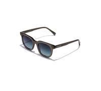HAWKERS Lunettes de soleil OASIS Monture métal gris Verres polarisés noirs UV3