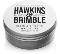 Hawkins & Brimble Pommade Coiffante à l'Argile | Cire Mat Cheveaux pour Homme | 100 ml