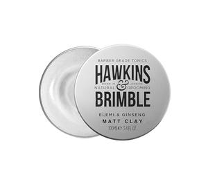 Hawkins & Brimble Pommade Coiffante à l'Argile | Cire Mat Cheveaux pour Homme | 100 ml
