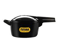 Hawkins Futura Hard Anodised Aluminum Pressure Cooker, 5 Litres, Black