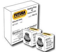 Hawkins Futura Joint en caoutchouc pour autocuiseur 3 l et soupape de sécurité Noir