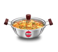 Hawkins Poêle à frire profonde SSK40G - inox triple épaisseur 3 mm, induction, 4 L, Ø28 cm, argent