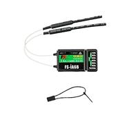 HAWK'S WORK Récepteur FS-iA6B, Récepteur PPM i-Bus 6 Canaux Compatible avec L'émetteur Radio FS-i4 FS-GT5 FS-i6 FS-i6S FS-i6X FS-TH9X NV14 (Flysky iA6B)