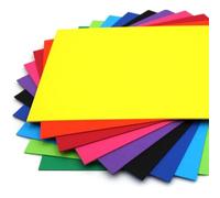 Hawksbill Lot de 60 feuilles de papier cartonné de qualité supérieure pour loisirs créatifs, scrapbooking et machines à découper 10 couleurs vives 220 g/m²