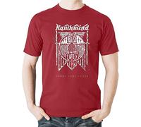 Hawkwind Doremi T Shirt British Tribal Music Men's Fashion Crew Neck Short Sleeves Cotton Tops Clothing Red L