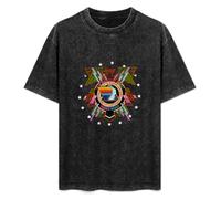 Hawkwind In Search Of Space Men's Women's Short Sleeve Soft Washed Cotton T-Shirt Size XXL