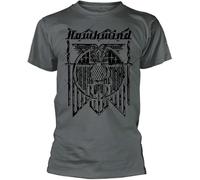 Hawkwind T Shirt Doremi Charcoal Mens Rock Metal Tee Manches Courtes(XX-Large)
