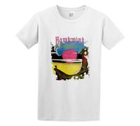 Hawkwind 'Warrior on The Edge of Time' Casual Round Neck T Shirt White L