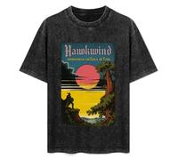 Hawkwind Warrior on The Edge of Time Mens T-Shirt Black Unisex Top Tee XL
