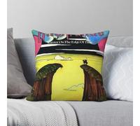 Hawkwind Warrior On The Edge Of Time Square Taie d'oreiller Polyester Lin Velours Imprimé Décor Taie d'oreiller Home Housse de coussin