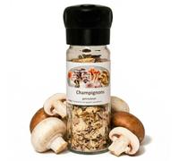 Hawlik Pilzbrut - Moulin à champignons de Paris - L'épice parfaite pour vos plats - champignons séchés dans un moulin en verre pour affiner vos plats - Champignon de Paris Moulin à épices