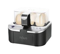 Haws Eierkocher für 6 Eier sprechend schwarz/Edelstahl