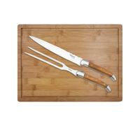 Hâws Ensemble à découper Laguiole By Hâws avec planche à découper 3 pièces Olive